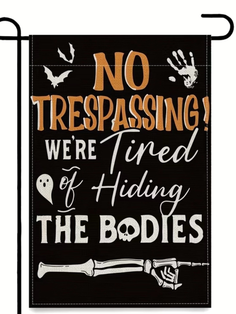Halloween yard flag